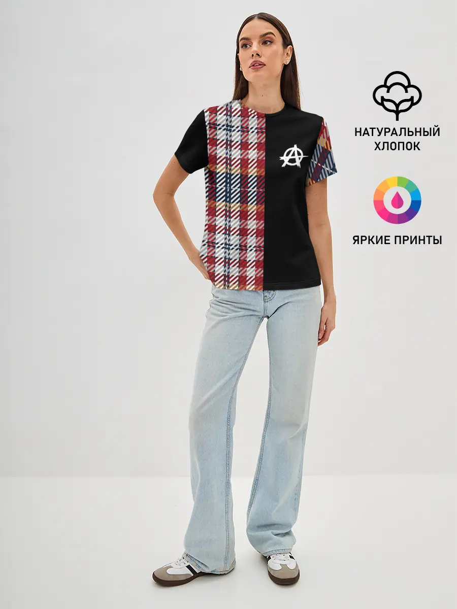 Женская базовая футболка / АНАРХИЯ | ANARCHY