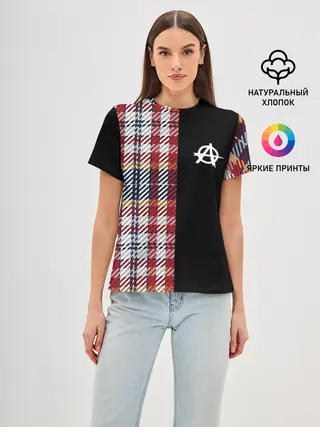 Женская базовая футболка / АНАРХИЯ | ANARCHY