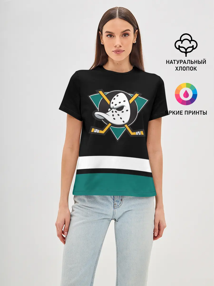 Женская базовая футболка / Анахайм Дакс