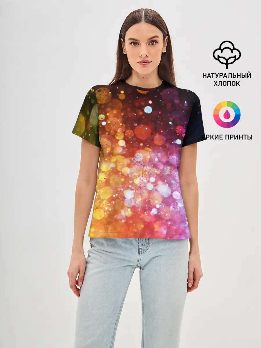 Женская базовая футболка / Боке