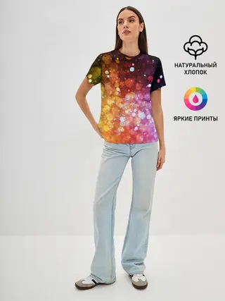 Женская базовая футболка / Боке