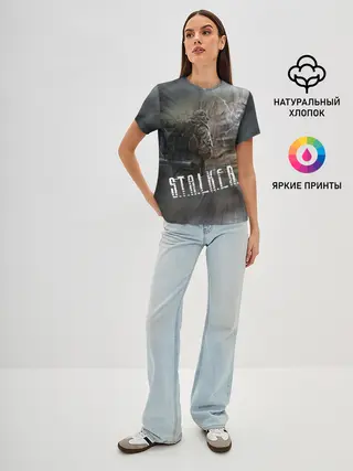 Женская базовая футболка / Отчуждение | S.T.A.L.K.E.R.