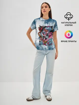 Женская базовая футболка / Водяной | Мифология