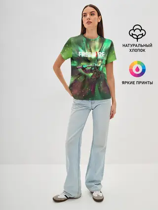 Женская базовая футболка / FREEFIRE | Battlegrounds