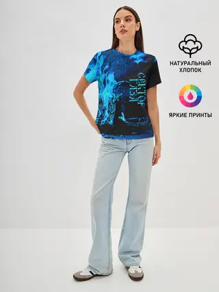 Женская базовая футболка / Сектор Газа