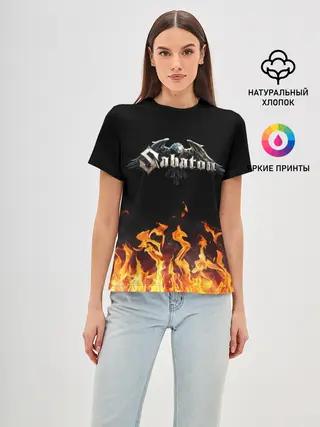 Женская базовая футболка / Sabaton