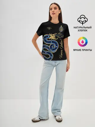 Женская базовая футболка / Интер Милан