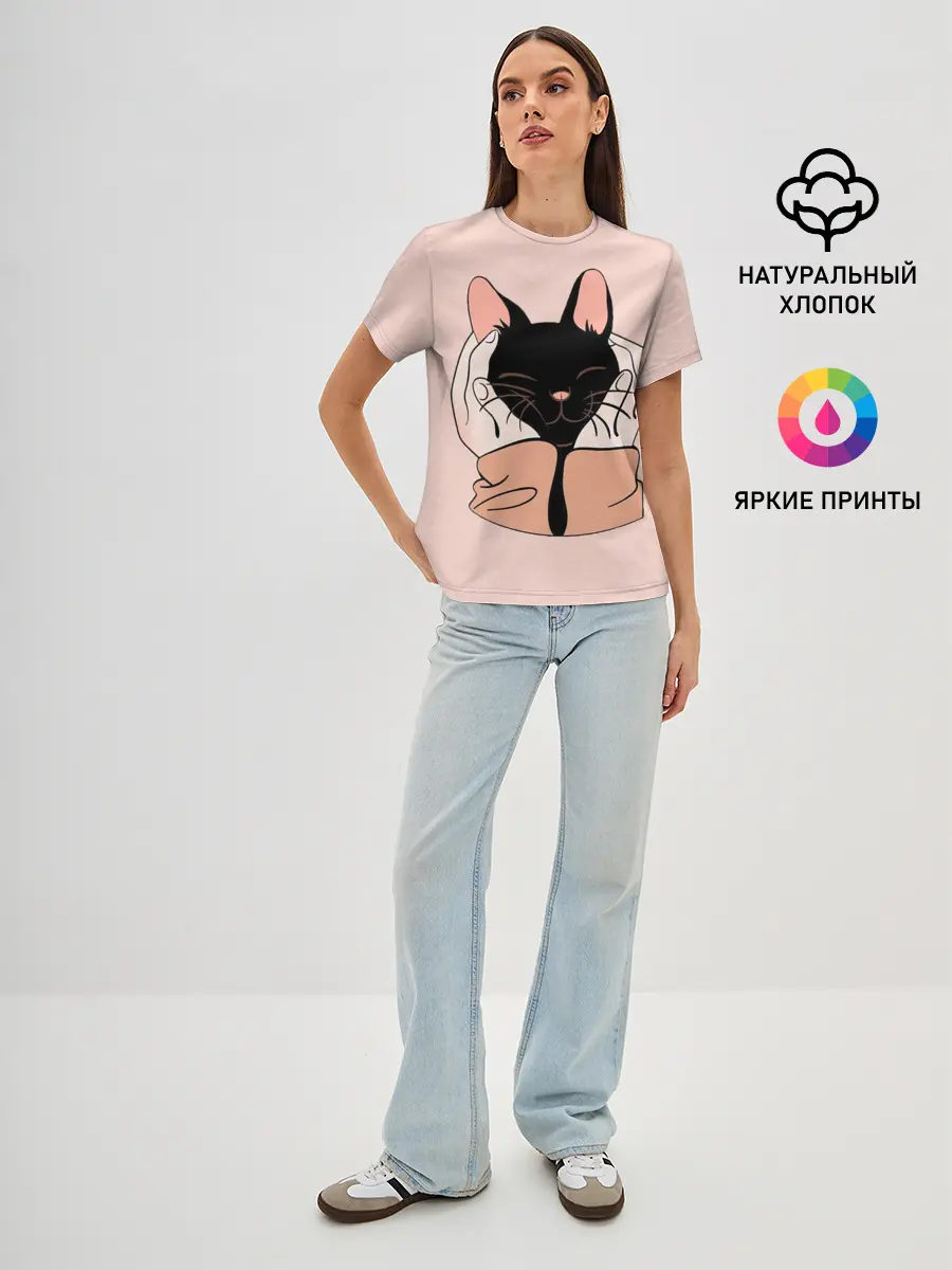 Женская базовая футболка / Любовь