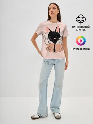 Женская базовая футболка / Любовь