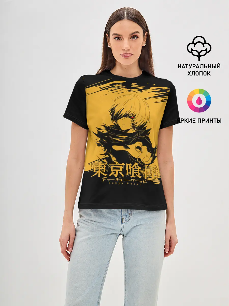 Женская базовая футболка / Канеки Кен