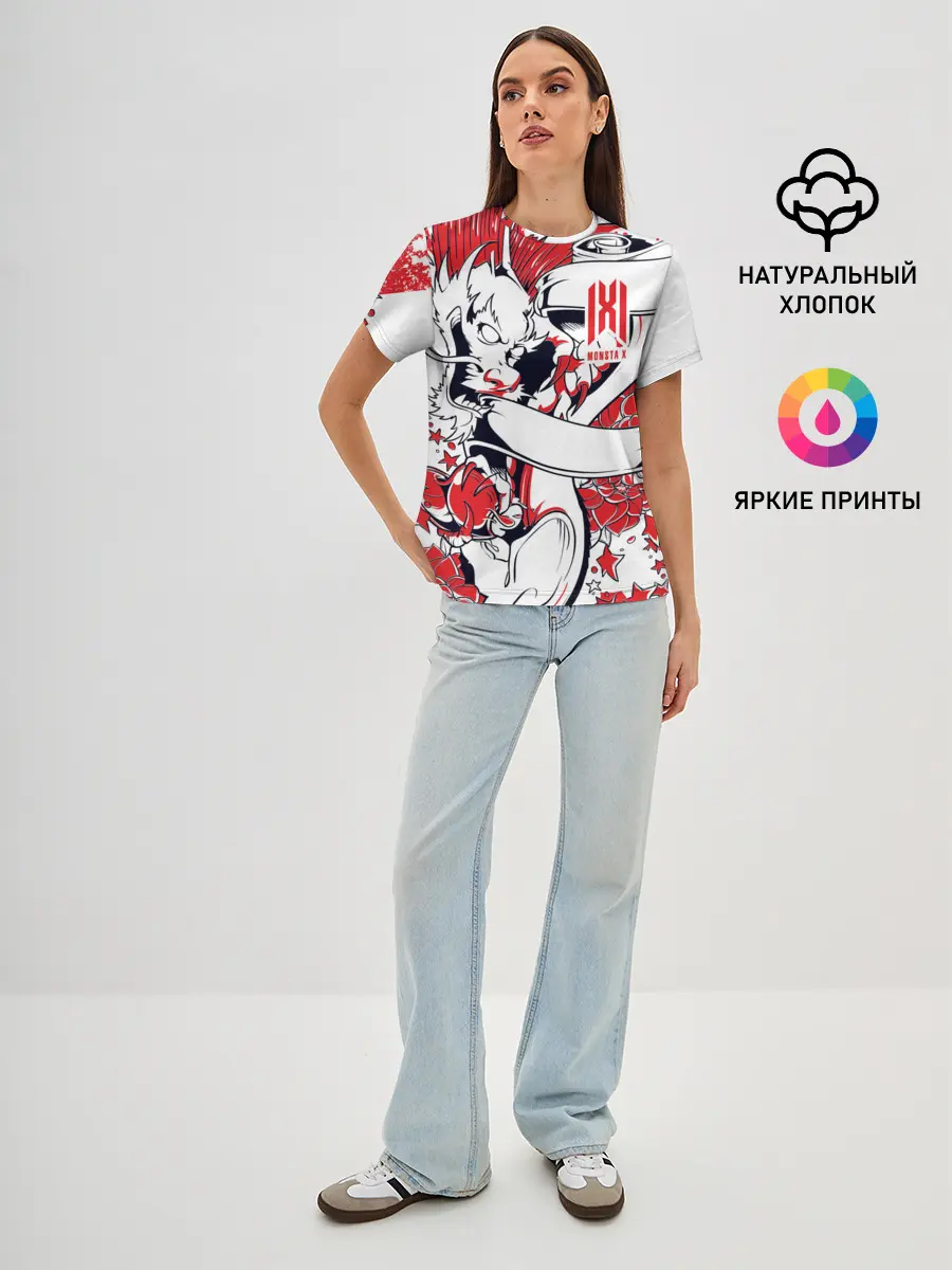 Женская базовая футболка / Monsta X