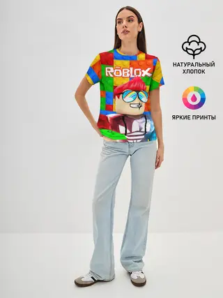 Женская базовая футболка / ROBLOX [3]