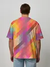 Мужская футболка оверсайз / vivid gradient