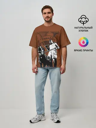 Мужская футболка оверсайз / Franklin | GTA