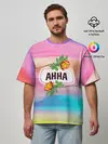 Мужская футболка оверсайз / Анна