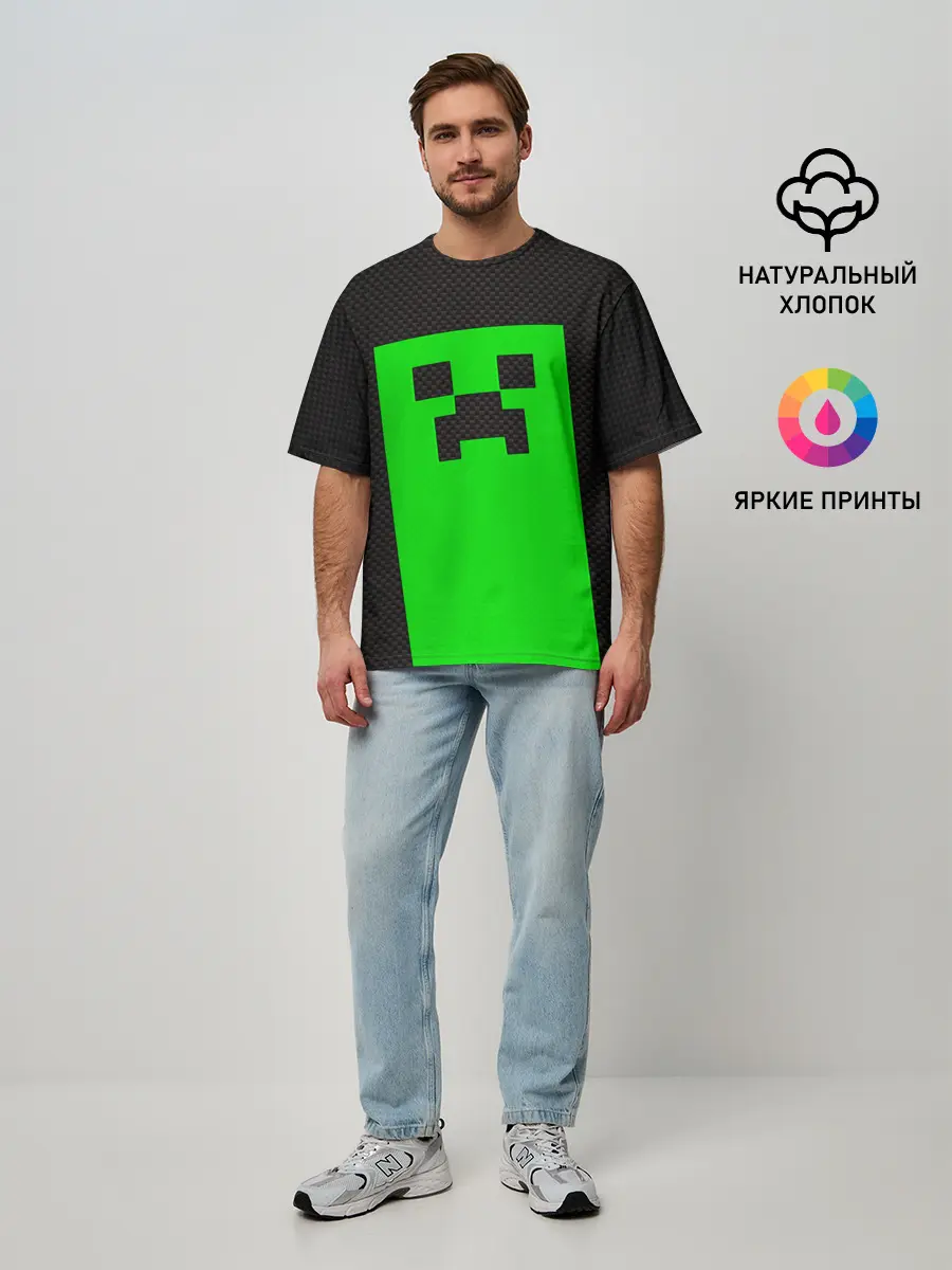 Мужская футболка оверсайз / MINECRAFT