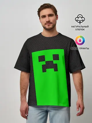 Мужская футболка оверсайз / MINECRAFT