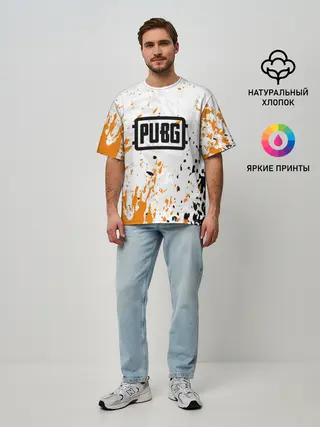 Мужская футболка оверсайз / PUBG