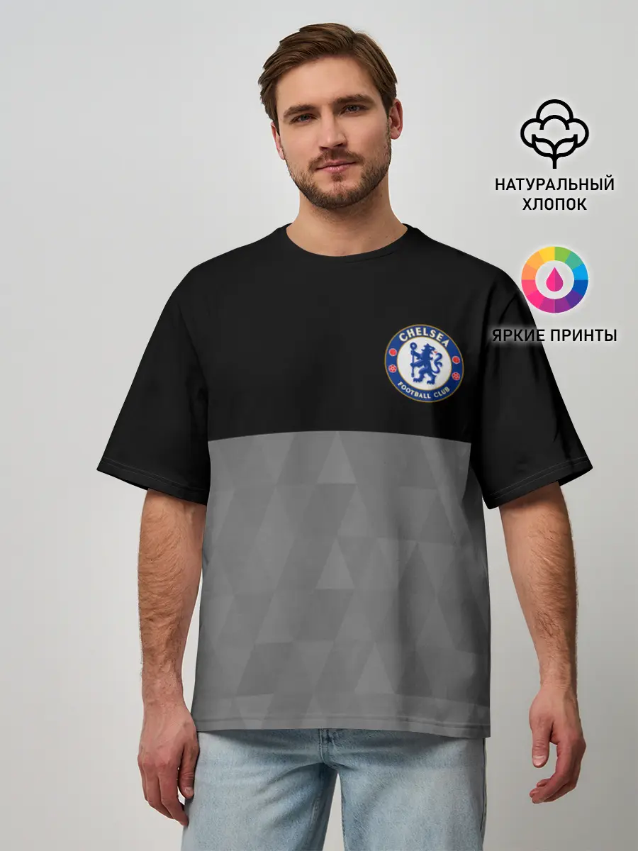 Мужская футболка оверсайз / Chelsea London