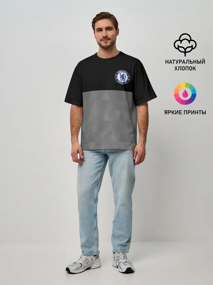 Мужская футболка оверсайз / Chelsea London