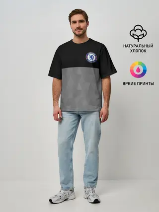 Мужская футболка оверсайз / Chelsea London