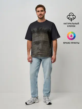 Мужская футболка оверсайз / As We Can Aniki