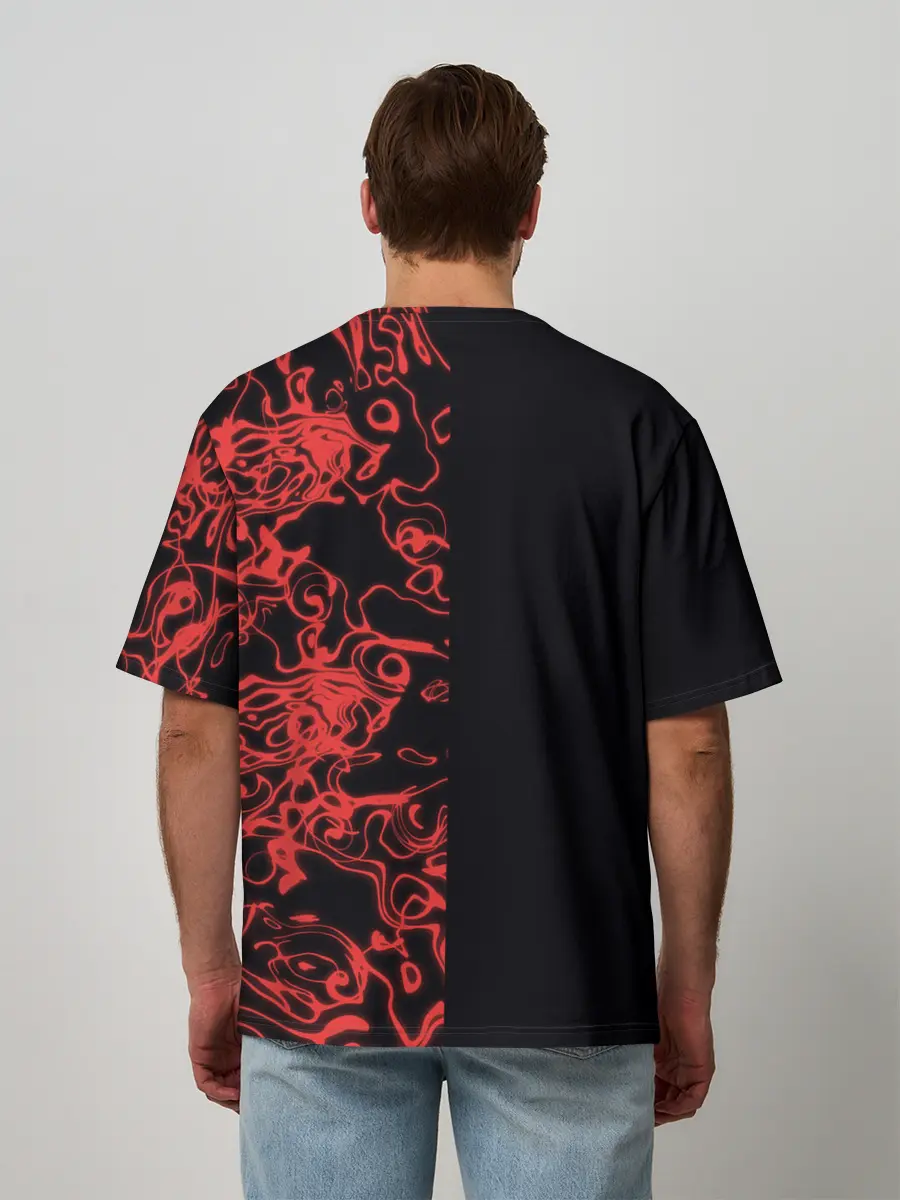 Мужская футболка оверсайз / Cyberpunk 2077