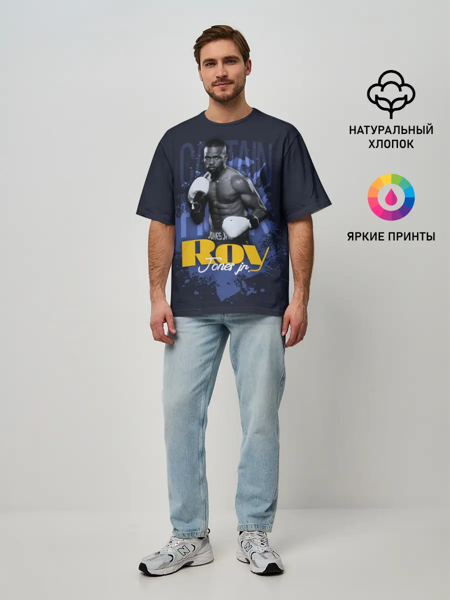 Мужская футболка оверсайз / Roy Jones