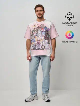 Мужская футболка оверсайз / RE:Zero