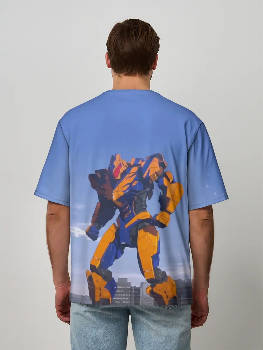 Мужская футболка оверсайз / Тихоокеанский рубеж