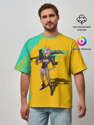 Мужская футболка оверсайз / Ривен | LOL