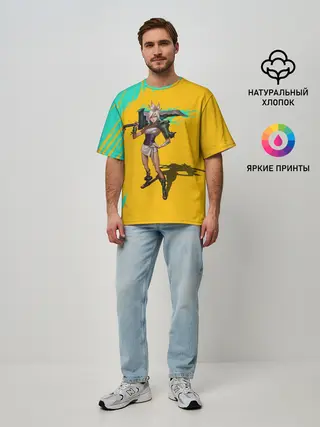 Мужская футболка оверсайз / Ривен | LOL