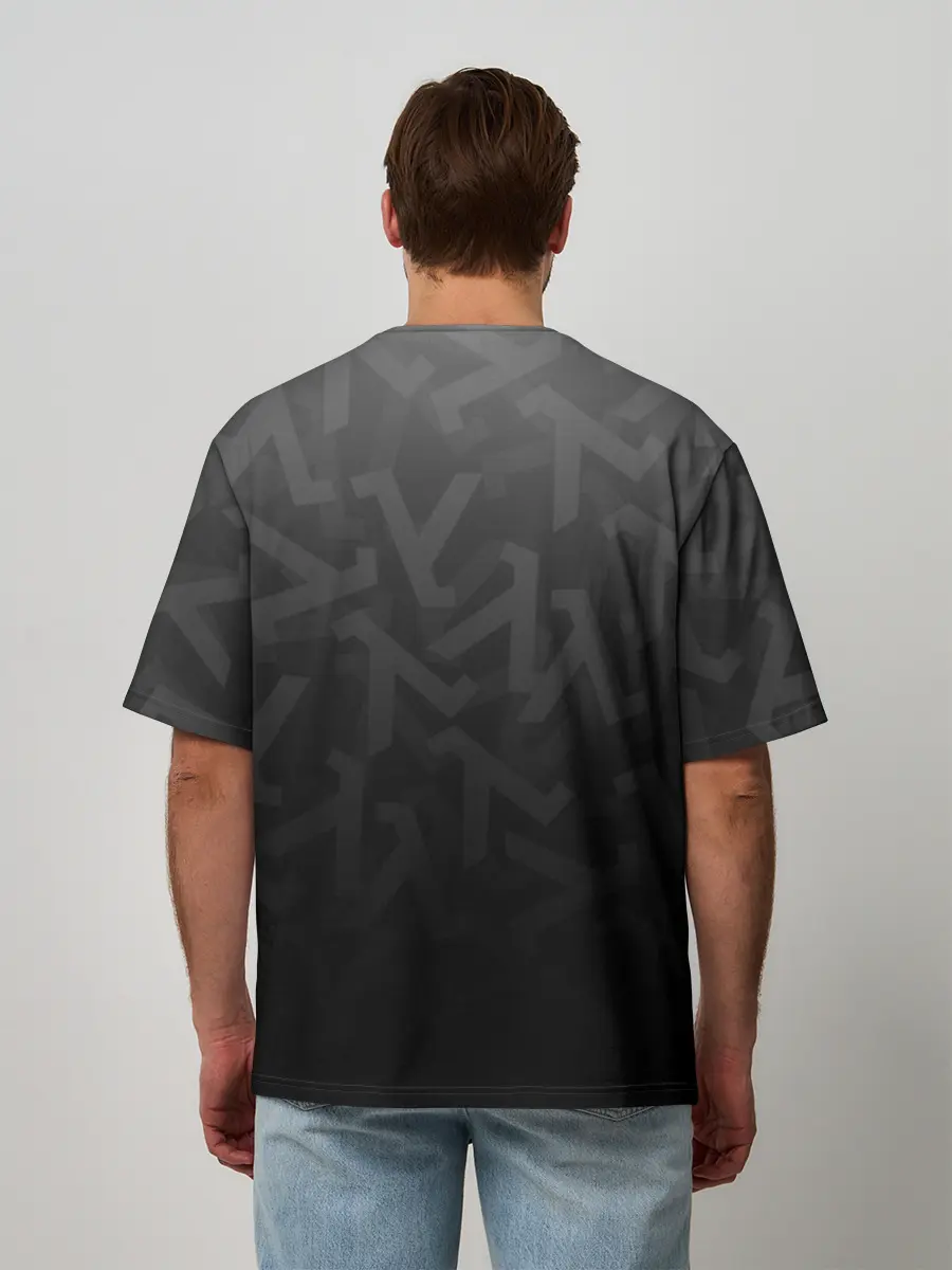 Мужская футболка оверсайз / HALF-LIFE | ХАЛФ-ЛАЙФ