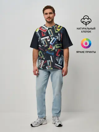 Мужская футболка оверсайз / 90-е