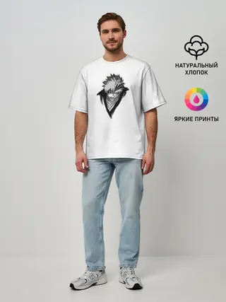 Мужская футболка оверсайз / Hollow Ichigo