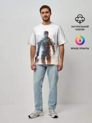 Мужская футболка оверсайз / Айзек Кларк Dead Space
