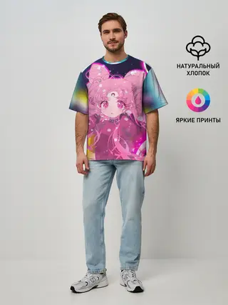 Мужская футболка оверсайз / ДОЧЬ ЛУНЫ