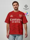 Мужская футболка оверсайз / ARSENAL 20/21 - ДОМАШНЯЯ