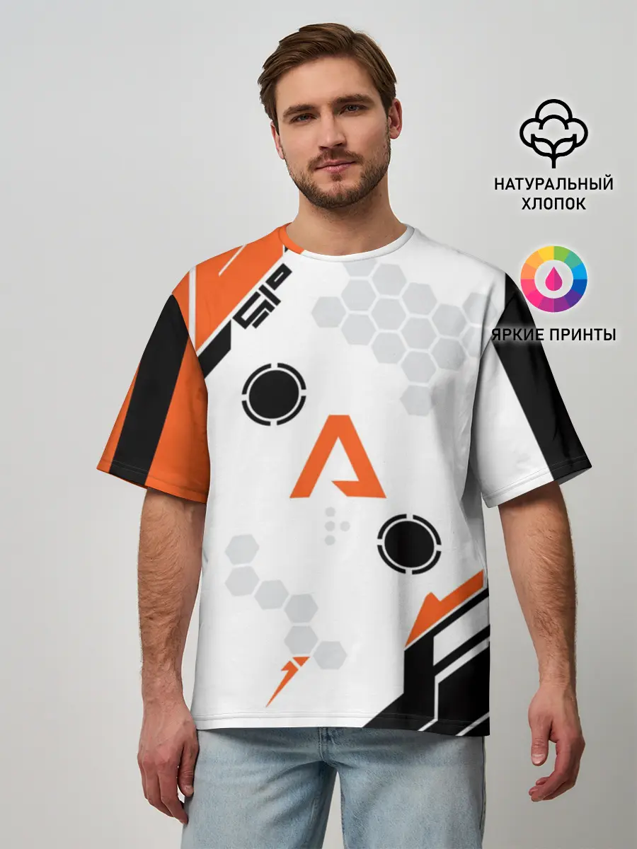 Мужская футболка оверсайз / Apex Legends Titanfall