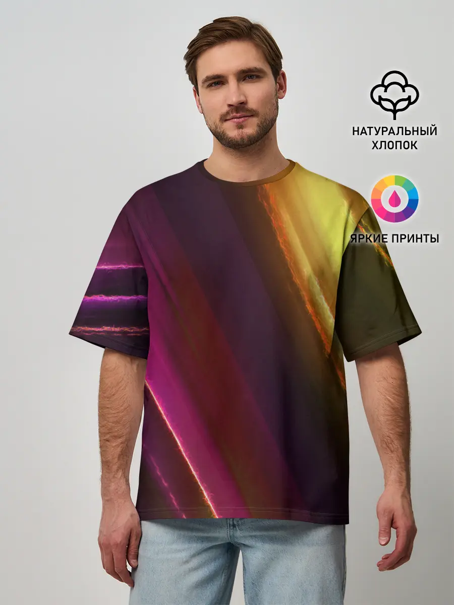 Мужская футболка оверсайз / AMAROTTI