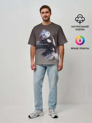 Мужская футболка оверсайз / Токийский гуль