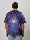 Мужская футболка оверсайз / Фейерверк