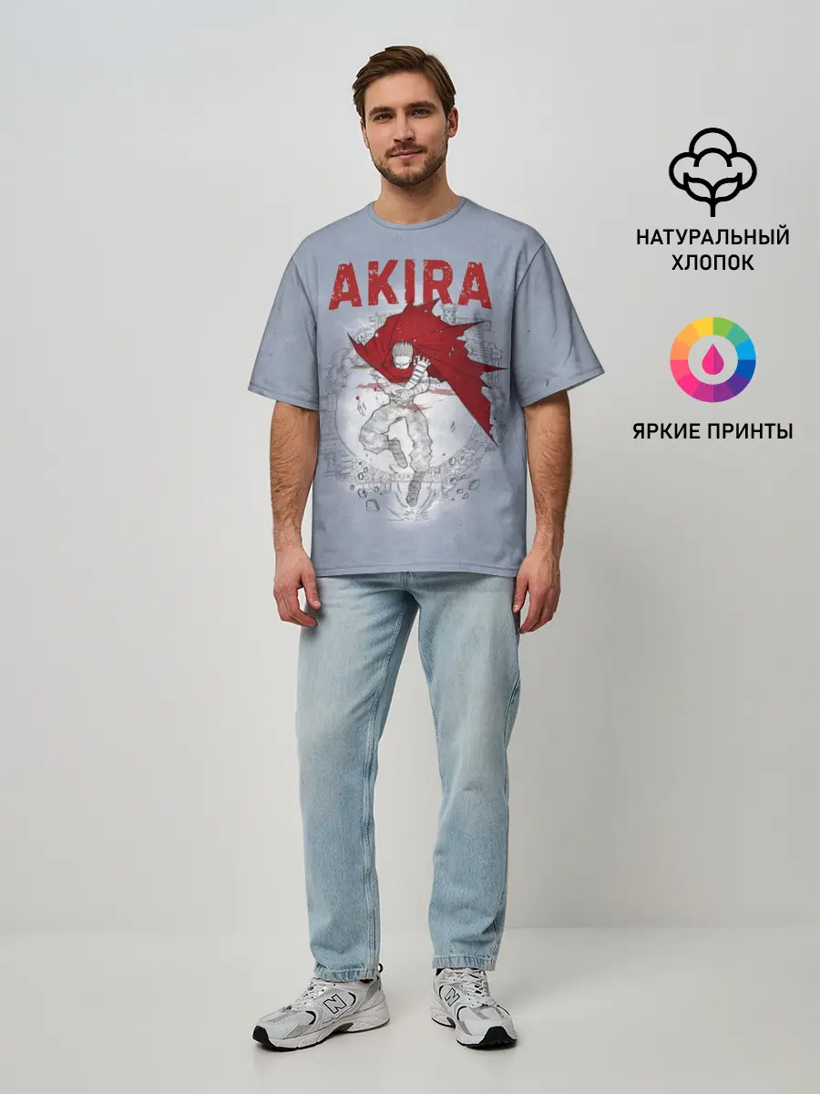 Мужская футболка оверсайз / Shima Tetsuo