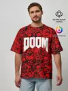 Мужская футболка оверсайз / DOOM