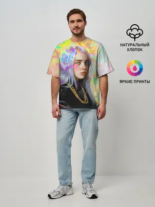 Мужская футболка оверсайз / BILLIE EILISH