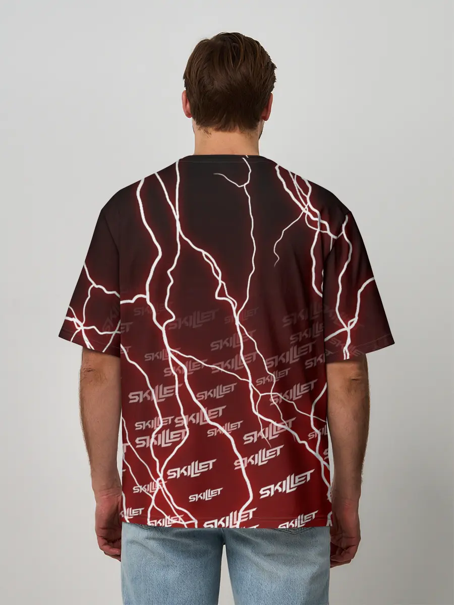 Мужская футболка оверсайз / SKILLET