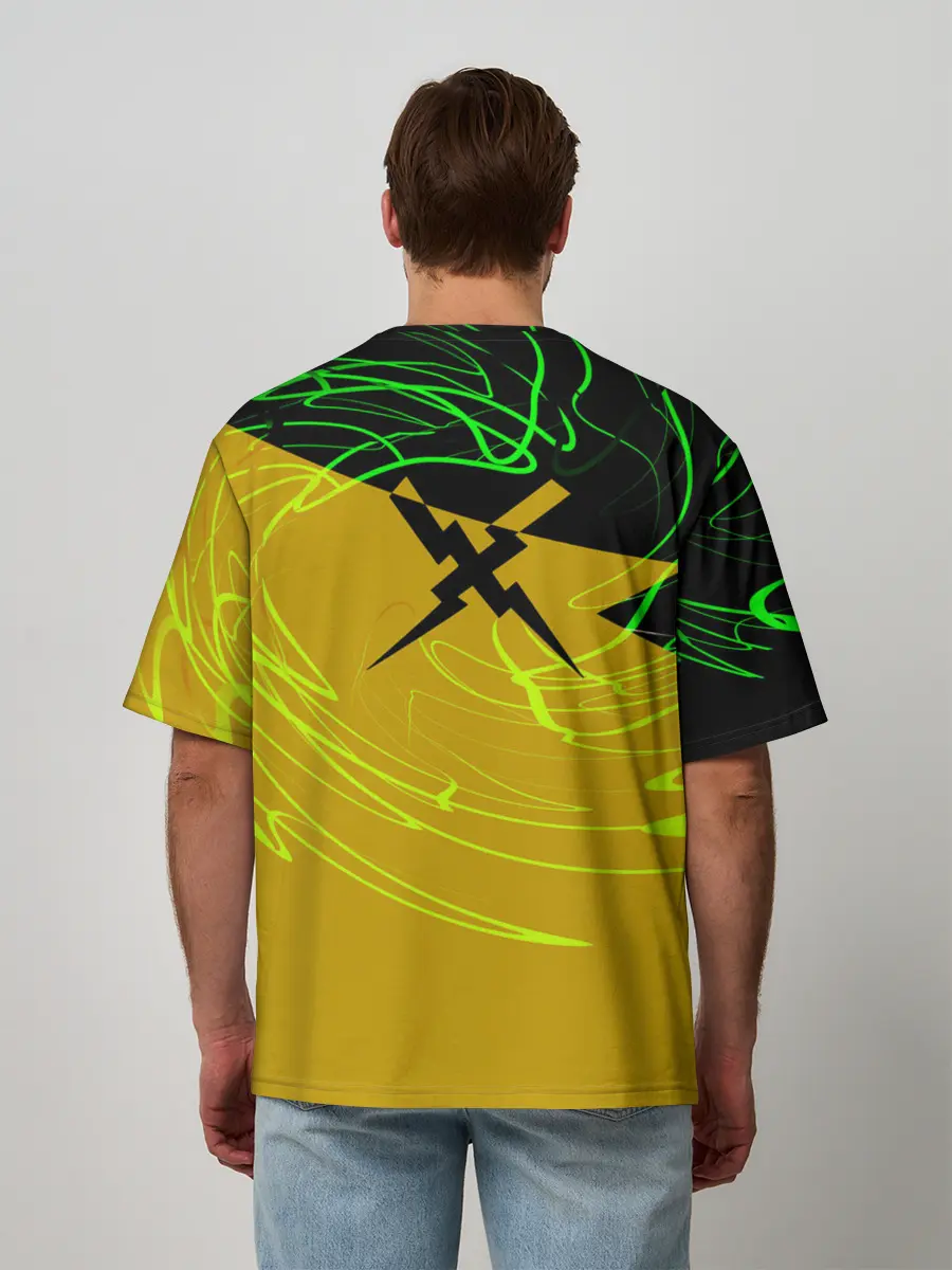 Мужская футболка оверсайз / Hades