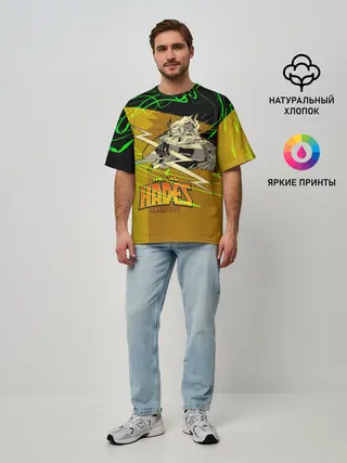 Мужская футболка оверсайз / Hades