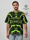Мужская футболка оверсайз / CS GO