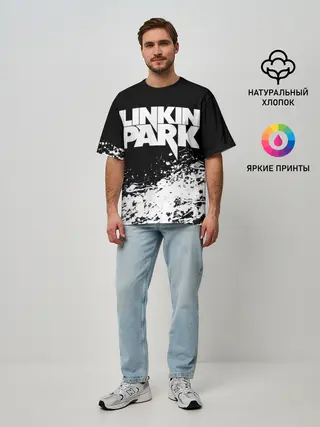 Мужская футболка оверсайз / LINKIN PARK [4]